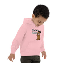 Load image into Gallery viewer, Primo Stars Logo Bear BW Kids Hoodie
