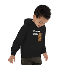 Load image into Gallery viewer, Primo Stars Logo Bear BW Kids Hoodie
