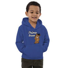 Load image into Gallery viewer, Primo Stars Logo Bear BW Kids Hoodie
