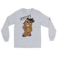 Load image into Gallery viewer, Savage Bear Logo Men’s Long Sleeve Shirt
