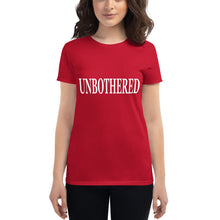 Load image into Gallery viewer, Women&#39;s Unbothered short sleeve t-shirt
