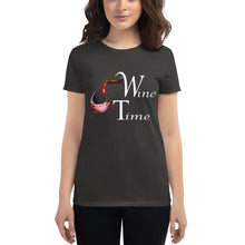Load image into Gallery viewer, Women&#39;s Wine Time WL short sleeve t-shirt
