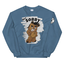 Load image into Gallery viewer, Not Sorry Logo Bear Unisex Sweatshirt
