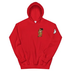 Small logo bear chest Unisex Hoodie