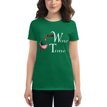 Load image into Gallery viewer, Women&#39;s Wine Time WL short sleeve t-shirt
