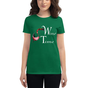 Women's Wine Time WL short sleeve t-shirt