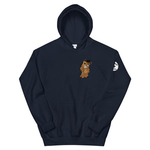 Small logo bear chest Unisex Hoodie