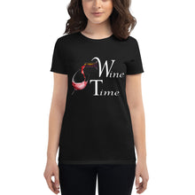 Load image into Gallery viewer, Women&#39;s Wine Time WL short sleeve t-shirt
