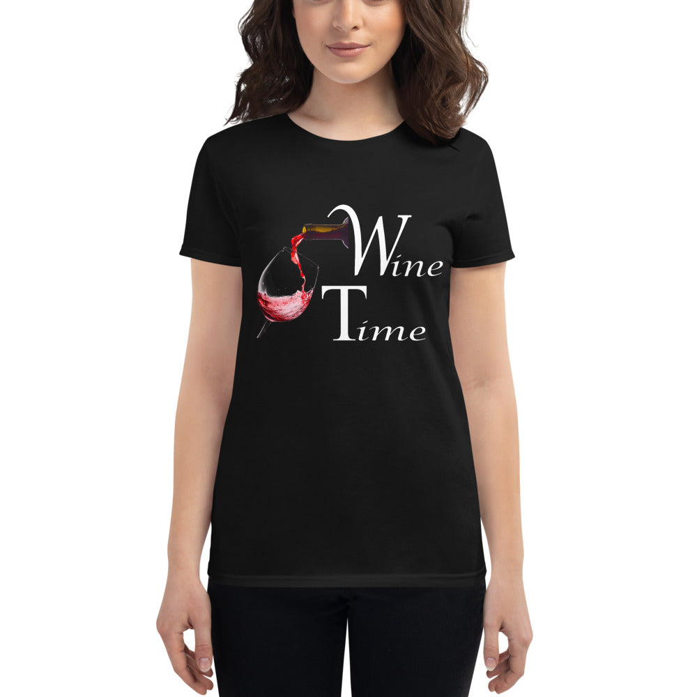 Women's Wine Time WL short sleeve t-shirt