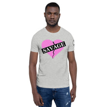 Load image into Gallery viewer, Broken heart savage Short-Sleeve Unisex T-Shirt
