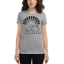 Load image into Gallery viewer, Women&#39;s Rise and Grind  short sleeve t-shirts
