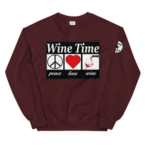 WIne time plw Unisex Sweatshirt
