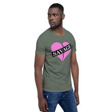 Load image into Gallery viewer, Broken heart savage Short-Sleeve Unisex T-Shirt
