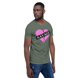 Broken heart savage Short-Sleeve Unisex T-Shirt