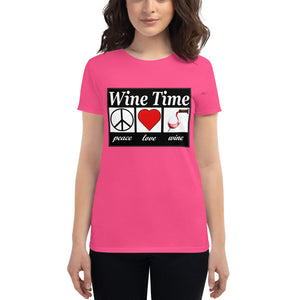 WIne time plw Women's short sleeve t-shirt