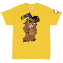 Load image into Gallery viewer, Savage Logo Bear Rainbow Short Sleeve T-Shirt
