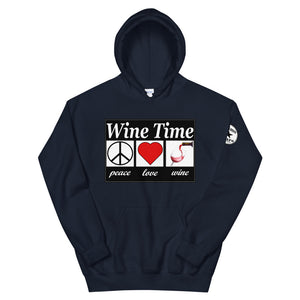 WIne time plw Unisex Hoodie