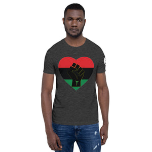 Black Heart Fist Short-Sleeve Unisex T-Shirt