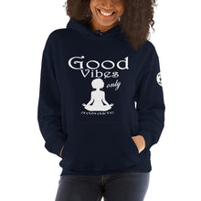 Load image into Gallery viewer, Good Vibes only yoga WL Unisex Hoodie
