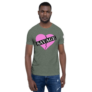 Broken heart savage Short-Sleeve Unisex T-Shirt