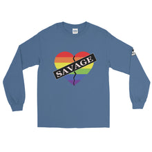 Load image into Gallery viewer, Savage Broken Heart Rainbow Long Sleeve Shirt
