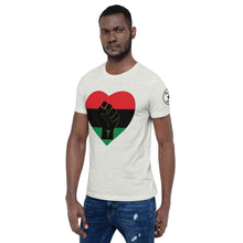 Load image into Gallery viewer, Black Heart Fist Short-Sleeve Unisex T-Shirt
