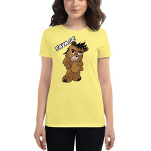 Load image into Gallery viewer, Women&#39;s Savage bear logo  short sleeve t-shirt

