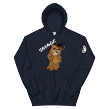 Load image into Gallery viewer, Savage Logo Bear Unisex Hoodie
