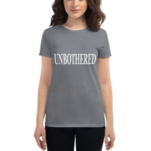 Load image into Gallery viewer, Women&#39;s Unbothered short sleeve t-shirt
