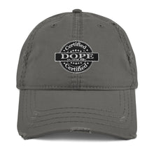 Load image into Gallery viewer, Certified Dope Distressed Dad Hat
