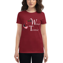 Load image into Gallery viewer, Women&#39;s Wine Time WL short sleeve t-shirt
