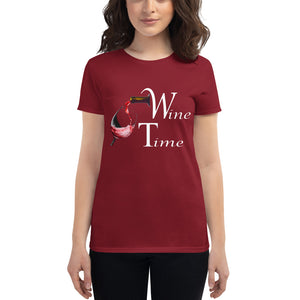 Women's Wine Time WL short sleeve t-shirt