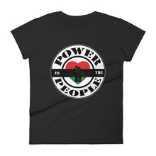 Load image into Gallery viewer, Women&#39;s Power to the people short sleeve t-shirt
