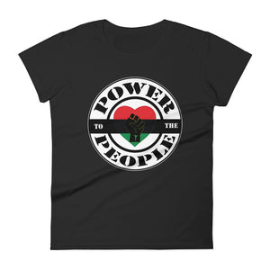 Women's Power to the people short sleeve t-shirt