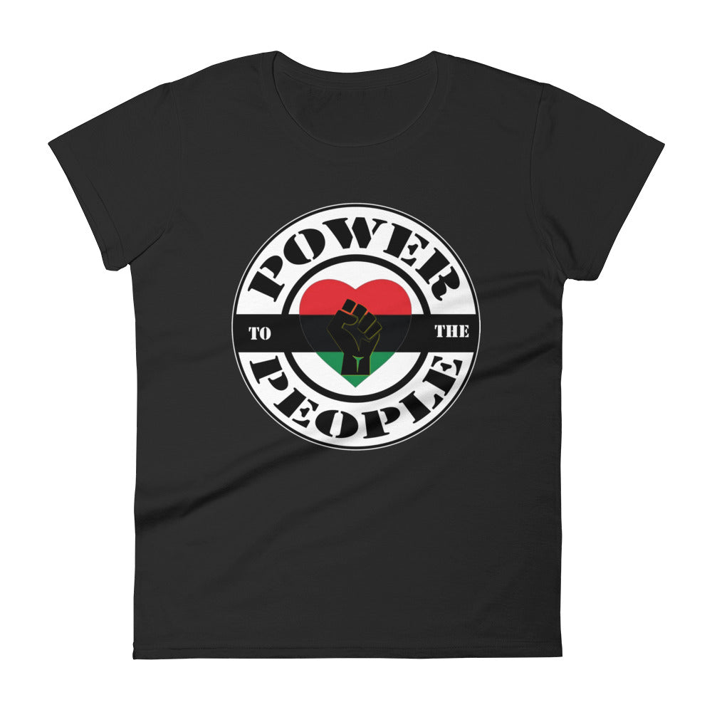 Women's Power to the people short sleeve t-shirt