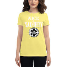 Load image into Gallery viewer, Nice -n- naughty Women&#39;s short sleeve t-shirt
