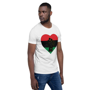 Black Heart Fist Short-Sleeve Unisex T-Shirt