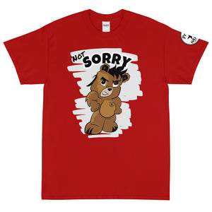 Not Sorry Logo Bear Short Sleeve T-Shirt