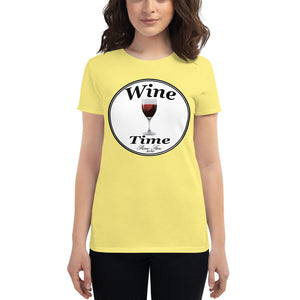 Wine Time Label 2020 Women's short sleeve t-shirt