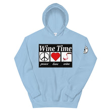 Load image into Gallery viewer, WIne time plw Unisex Hoodie

