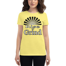 Load image into Gallery viewer, Women&#39;s Rise and Grind  short sleeve t-shirts
