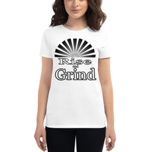 Load image into Gallery viewer, Women&#39;s Rise and Grind  short sleeve t-shirts
