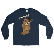 Load image into Gallery viewer, Savage Bear Logo Men’s Long Sleeve Shirt
