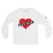 Load image into Gallery viewer, Savage Broken Heart RED- Men’s Long Sleeve Shirt
