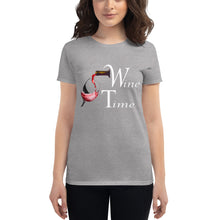 Load image into Gallery viewer, Women&#39;s Wine Time WL short sleeve t-shirt
