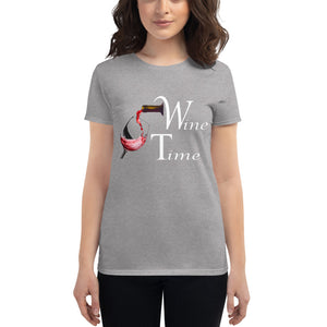 Women's Wine Time WL short sleeve t-shirt