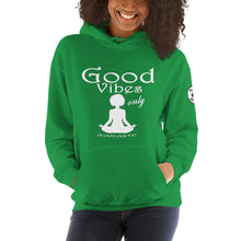 Load image into Gallery viewer, Good Vibes only yoga WL Unisex Hoodie
