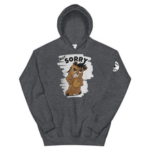 Load image into Gallery viewer, Not Sorry Logo Bear Unisex Hoodie
