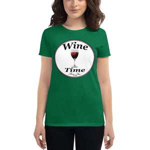 Wine Time Label 2020 Women's short sleeve t-shirt