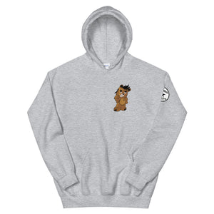 Small logo bear chest Unisex Hoodie